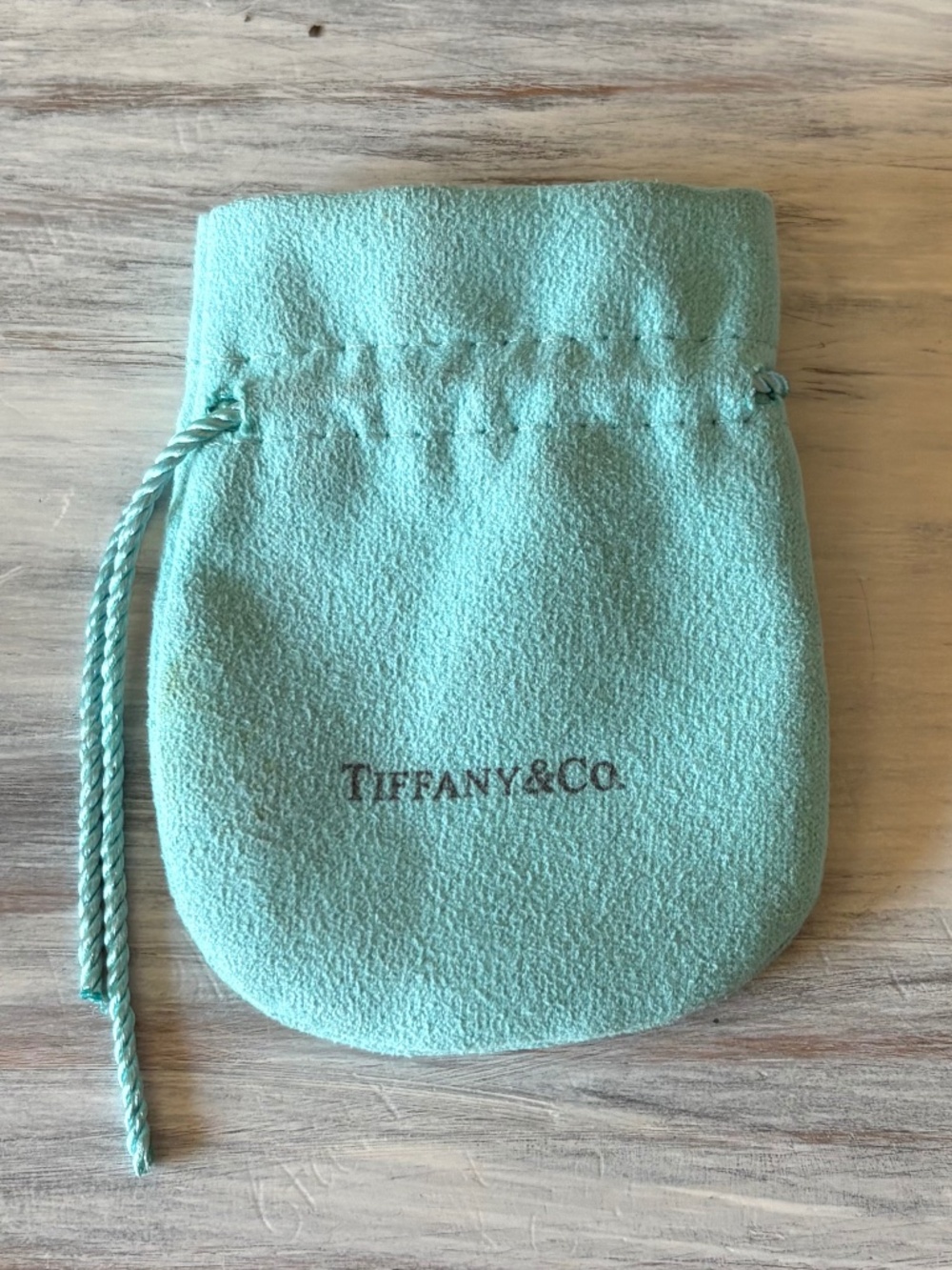 Tiffany & Co. Jewerly Drawstring Pouch
